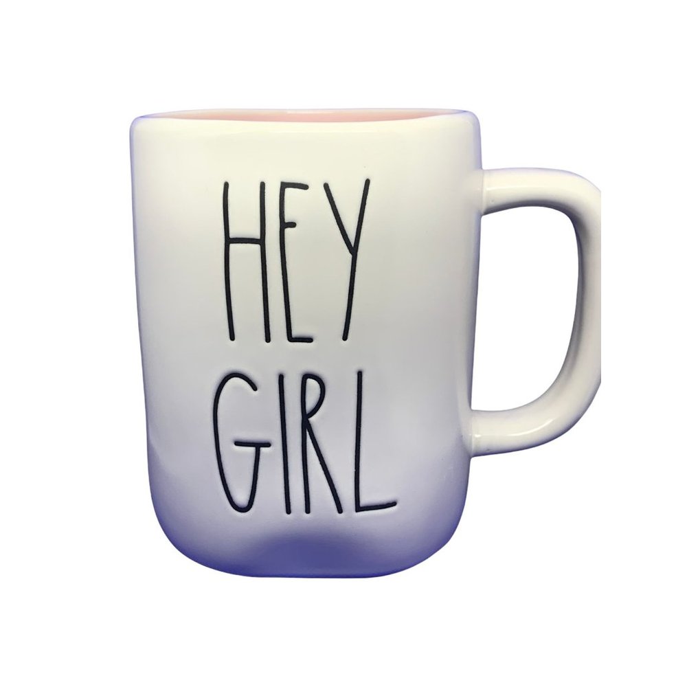 RAE DUNN NWT "Hey Girl" Ceramic Mug